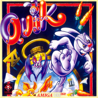 Quik The Thunder Rabbit PAL Amiga CD32 PAL box art